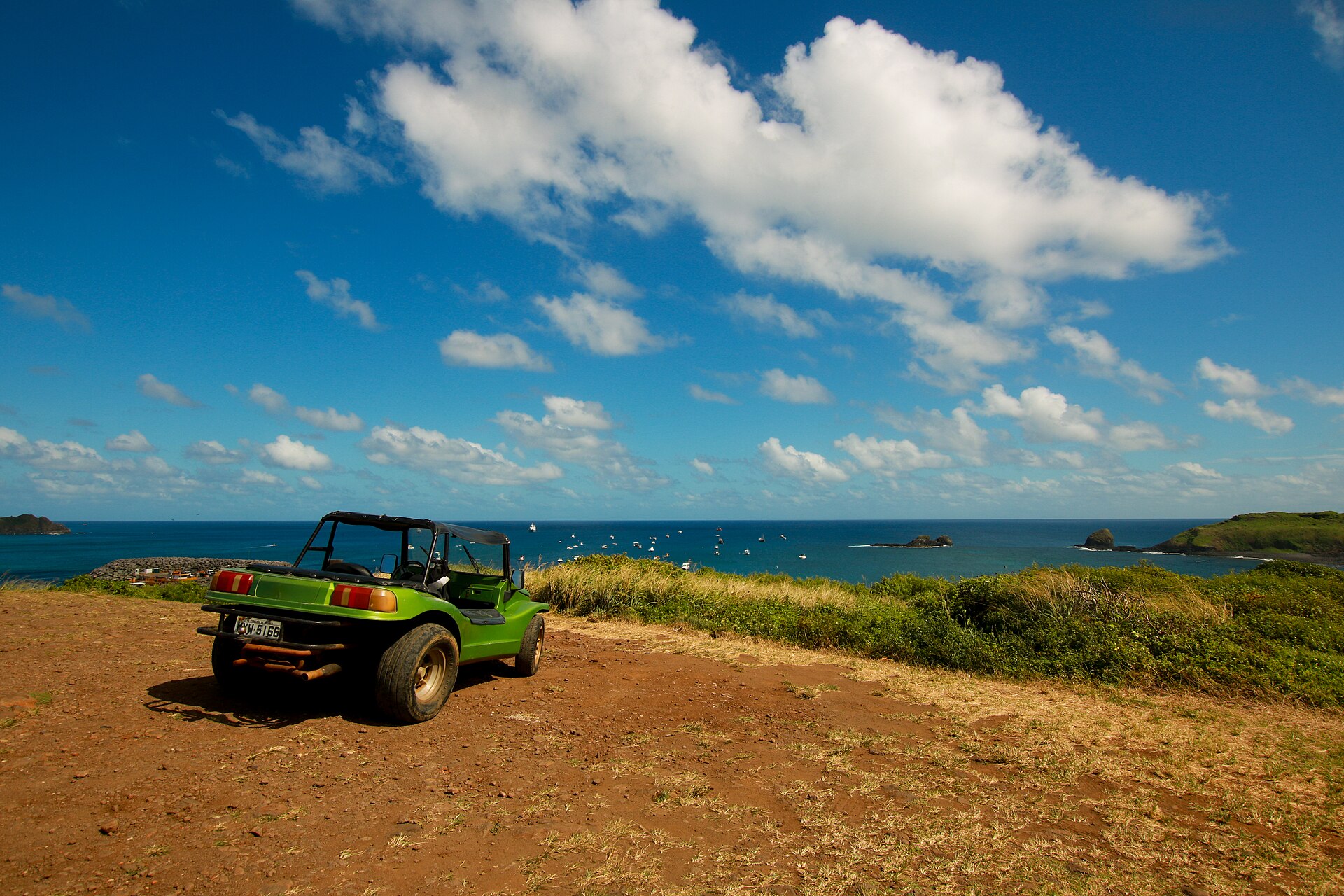 Buggy de transporte turístico em Fernando de Noronha